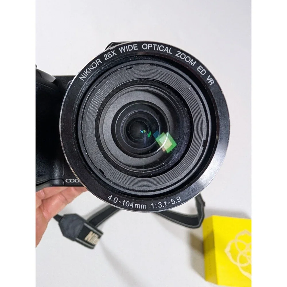 Nikon Coolpix L810 Digital Camera 16.1MP 26x Zoom Black Tested Working